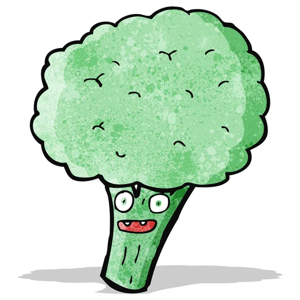 Brocolli de dibujos animados — Archivo Imágenes Vectoriales