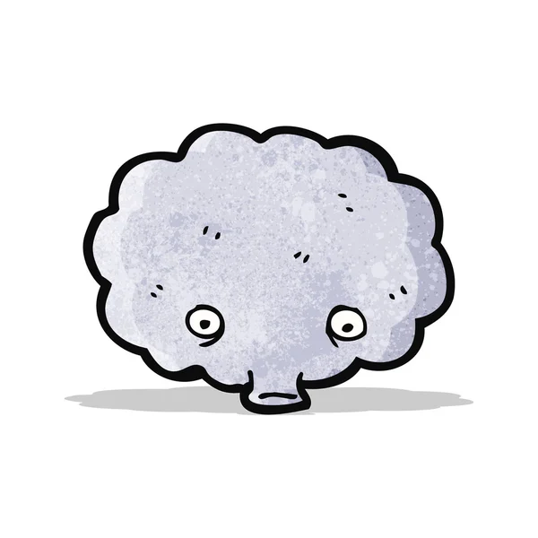 Cartoon regen wolk — Stockvector