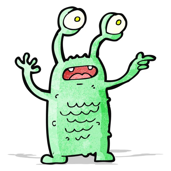 Cartoon alien — Stock Vector