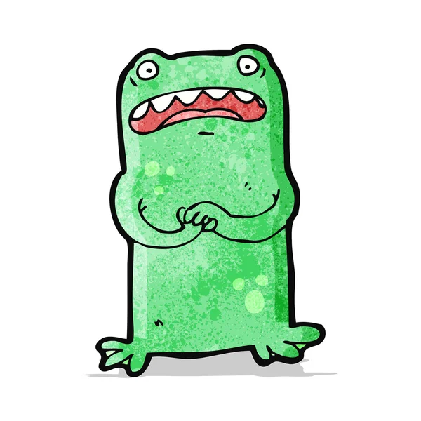 Cartoon frog — ストックベクタ