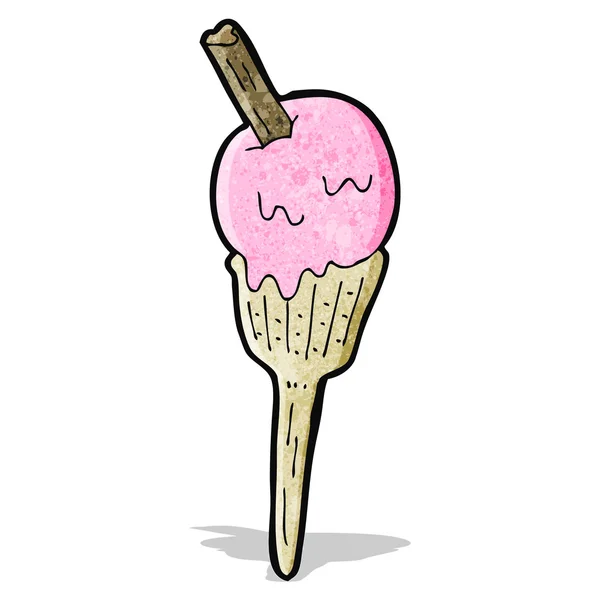 Helado de dibujos animados — Vector de stock