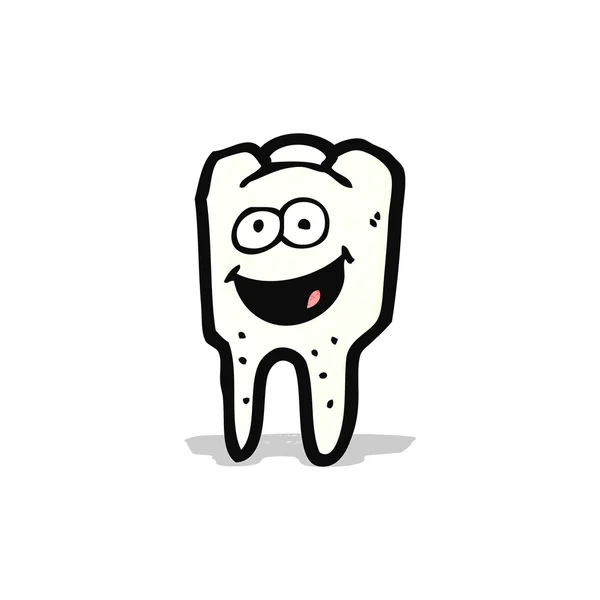 Cartoon tooth — Stock Vector