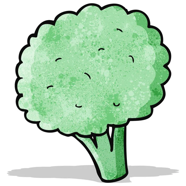 Cartoon broccoli — Stock Vector