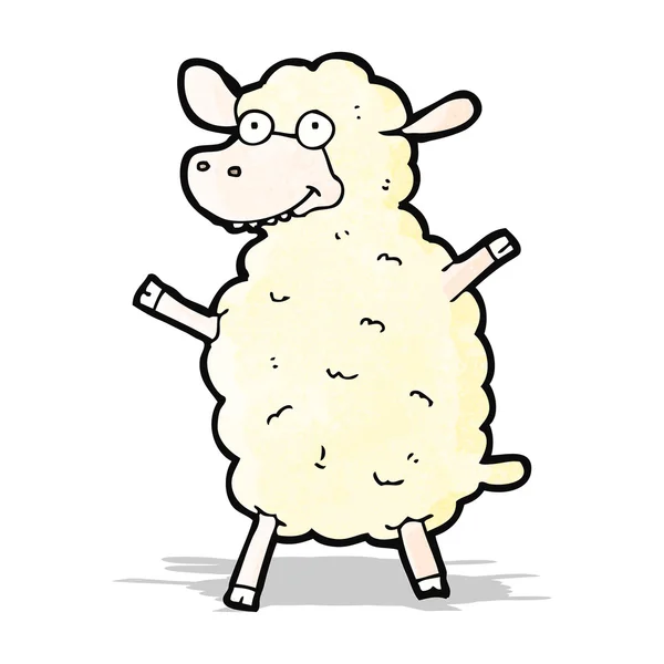 Cartoni animati pecore — Vettoriale Stock