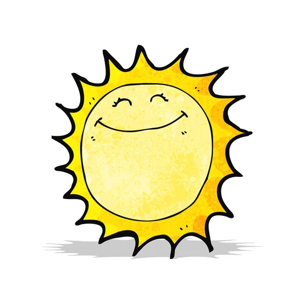 Карикатурное солнце — стоковый вектор