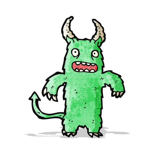 Cartoon harig monster — Stockvector