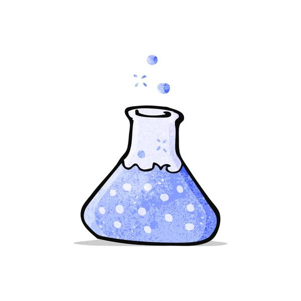 Experimento de ciencia de dibujos animados — Vector de stock