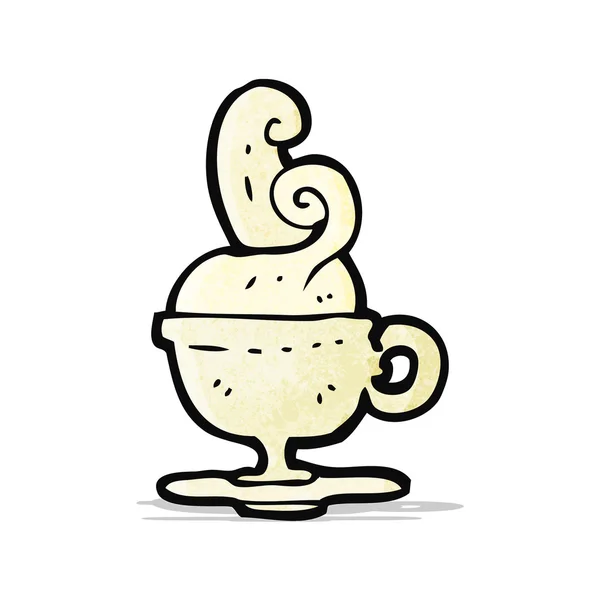 Cartoon cup of coffee — Stock Vector