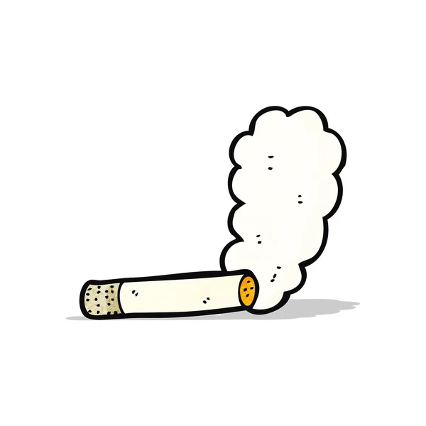 Humo de dibujos animados cigarrillo — Archivo Imágenes Vectoriales