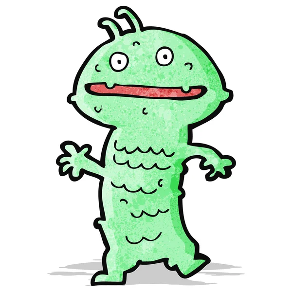 Funny cartoon alien — Stock Vector