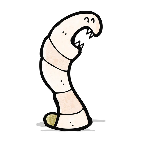 Cartoon worm — Stock Vector