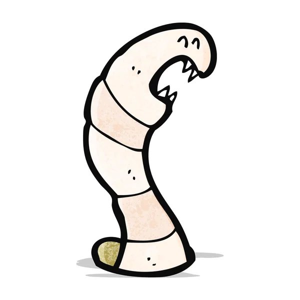 Cartoon worm — Stockvector