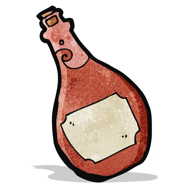 Botella de ron pirata de dibujos animados — Archivo Imágenes Vectoriales