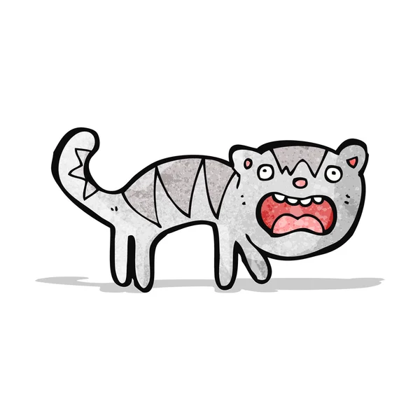 Divertido gato de dibujos animados — Archivo Imágenes Vectoriales