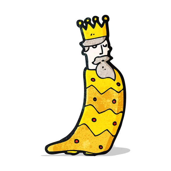 Einer der drei Könige Karikatur — Stockvektor