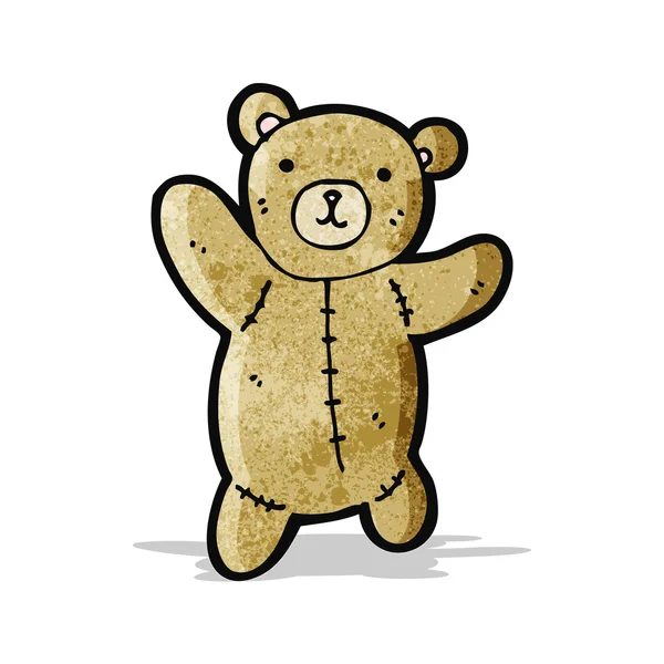 Osito de peluche de dibujos animados — Vector de stock