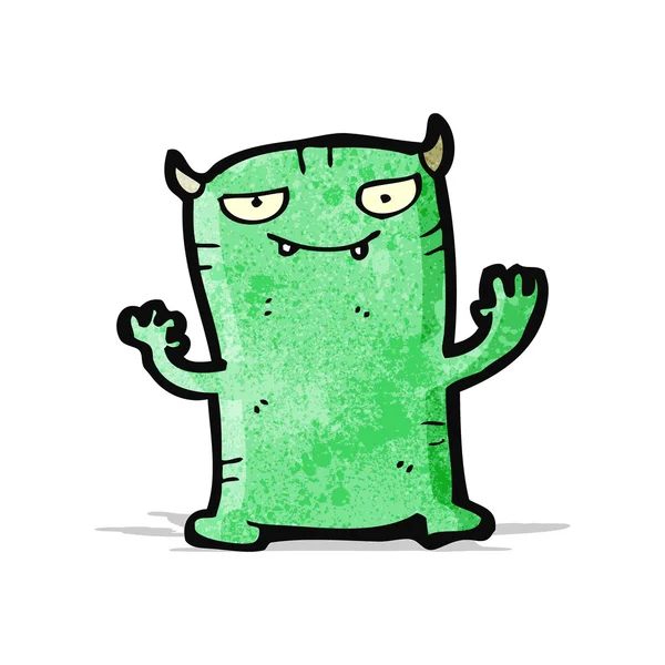 小さな怪物を漫画します。 — ストックベクタ