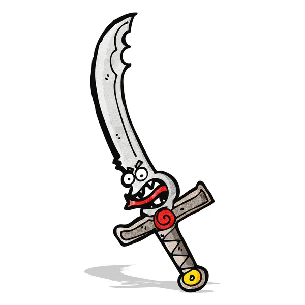 Cartoon sword — Stock Vector