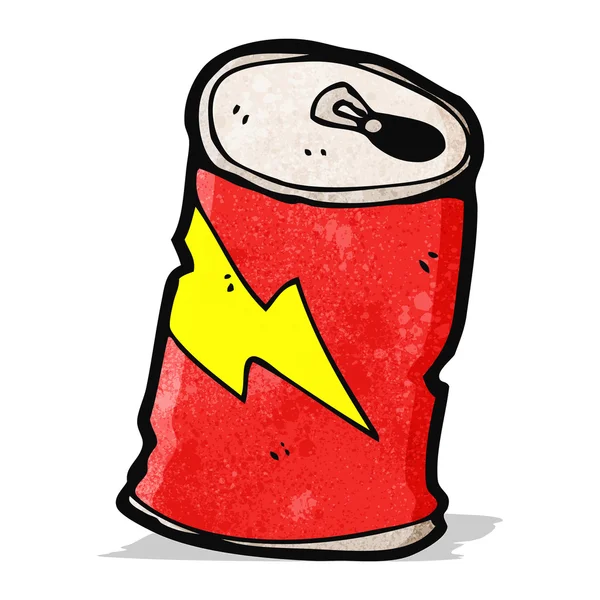 Cartoon canette de soda — Image vectorielle