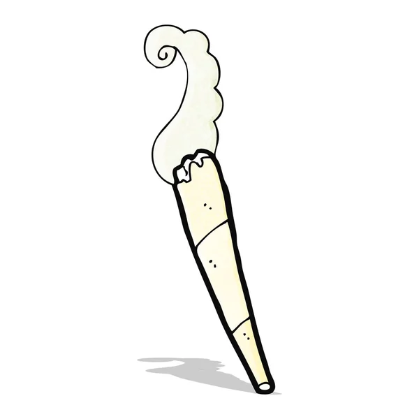 Cigarro de maconha dos desenhos animados — Vetor de Stock