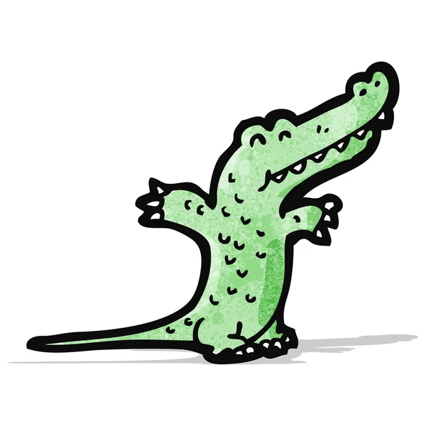 Crocodilo dos desenhos animados —  Vetores de Stock