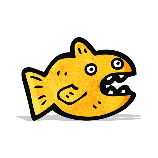 Cartoon poisson rouge — Image vectorielle