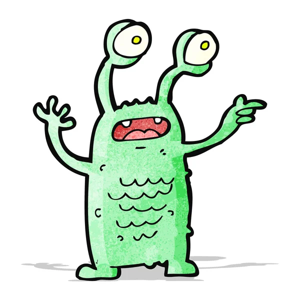 Cartoon-Alien — Stockvektor