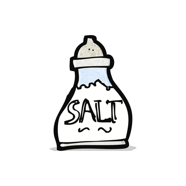 Cartoon salt shaker — Stock Vector