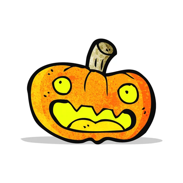 Cartoon-Halloween-Kürbis — Stockvektor