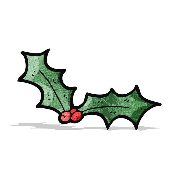 Holly cartoon — Stockvector