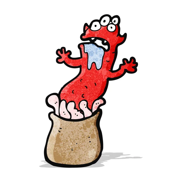 Weird cartoon monster — Stockvector