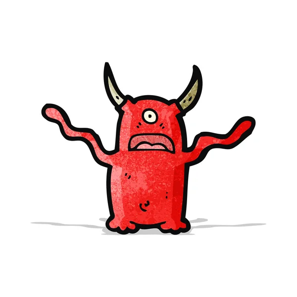 Cartoon little monster — Stock Vector
