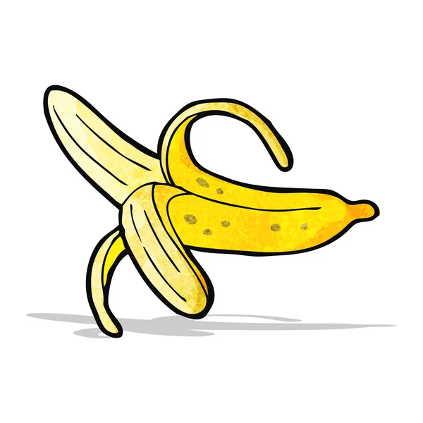 Cartoon banaan — Stockvector