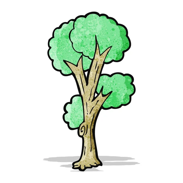 Árbol de dibujos animados — Vector de stock