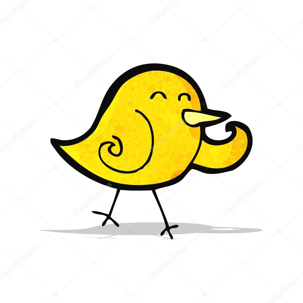 Petit Oiseau De Dessin Animé Image Vectorielle