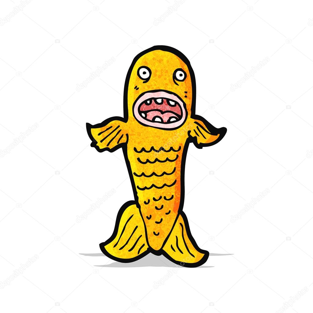 Funny cartoon fish Stock Illustration by ©lineartestpilot 59645971