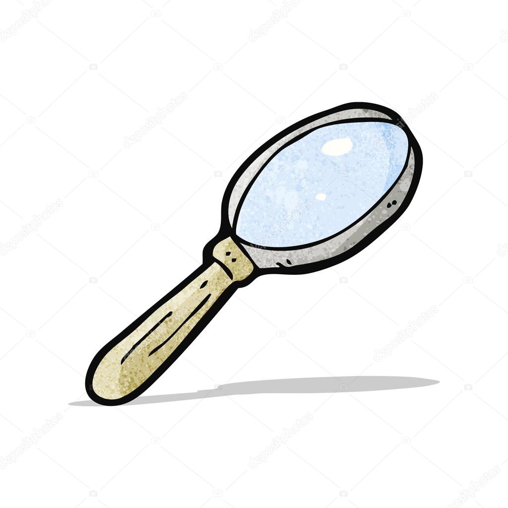 Cartoon magnifying glass Stock Vector by ©lineartestpilot 59649311, image size:1024x1024