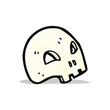 karikatür skull simgesi
