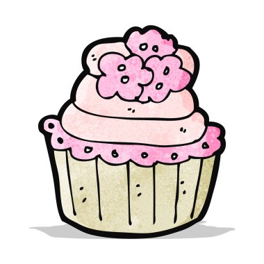 karikatür cupcake