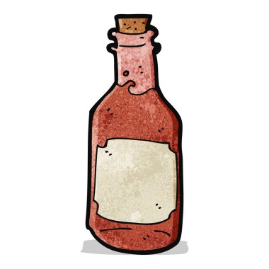 karikatür ROM şişesi