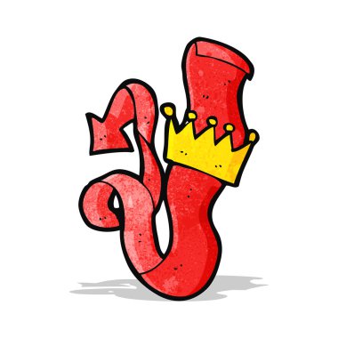 çizgi film taç ve kaydırma