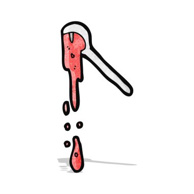 kaşık reçel karikatür