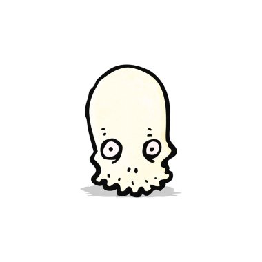 karikatür kafatası