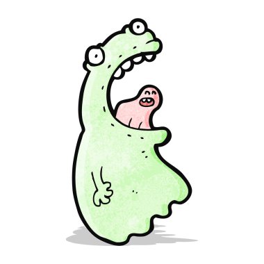 komik ürkütücü hayalet çizgi film