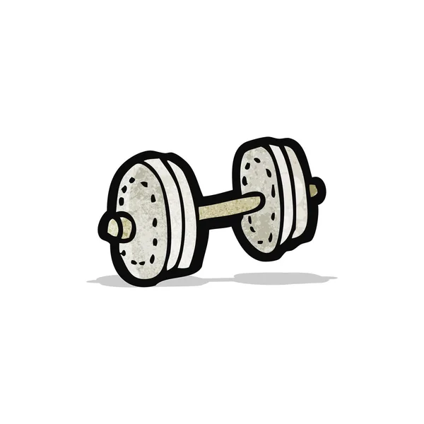 Cartoon dumbell — Stockvector