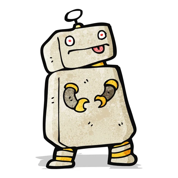 Robot de dibujos animados — Archivo Imágenes Vectoriales