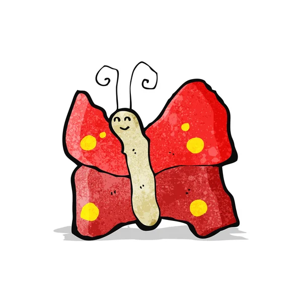 Cartoon-Schmetterling — Stockvektor