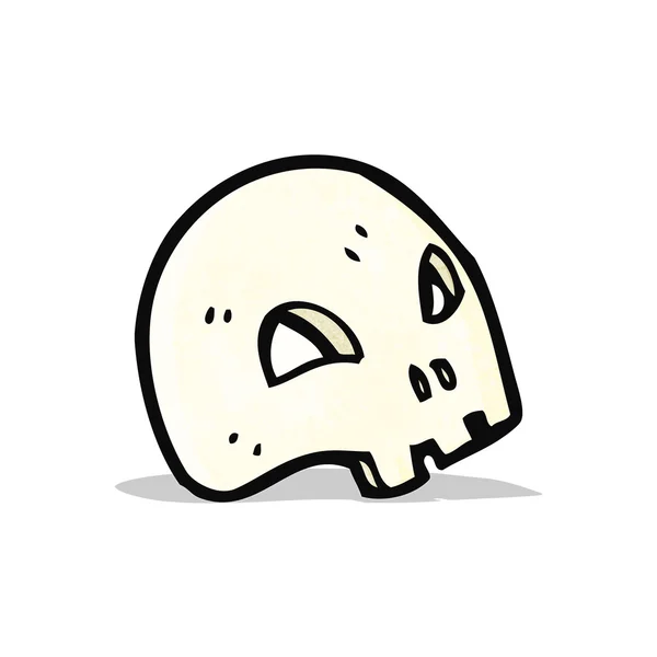Cartoon skull-symbool — Stockvector