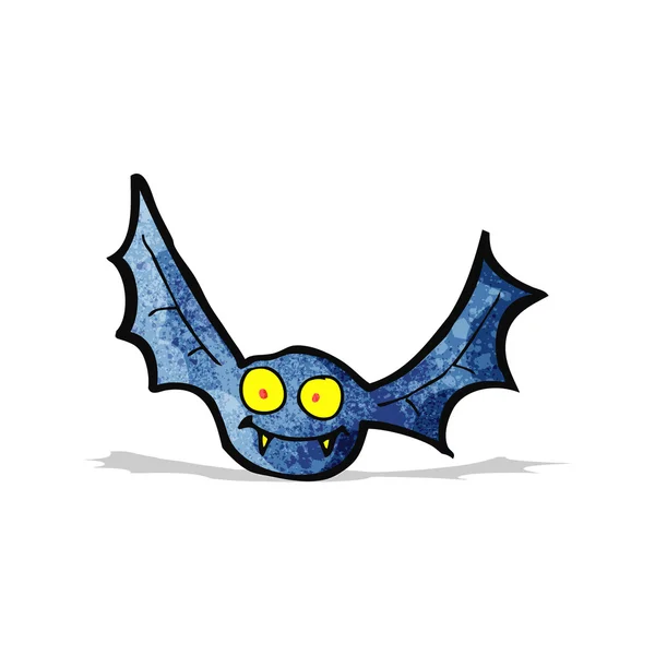 Murciélago de Halloween de dibujos animados — Vector de stock