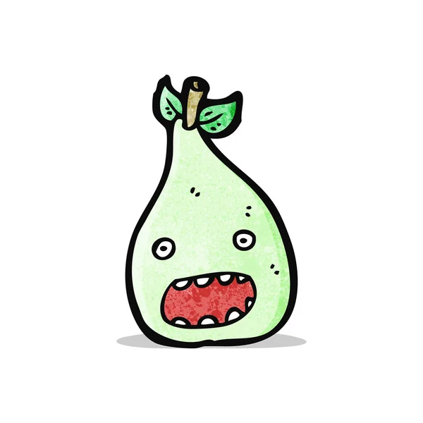 Pear cartoon — Stock Vector